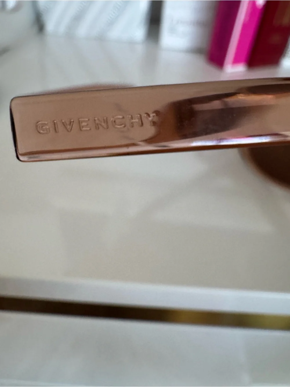 Givenchy Brown Crystal-Embellished Cat-Eye Sunglasses